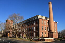 The historic The Milltown India Rubber Factory, now converted to condominiums