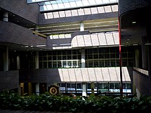 Modern photo of the atrium and skylight of the New Main