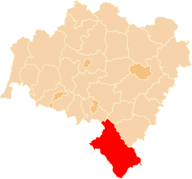 Localisation de Powiat de Kłodzko