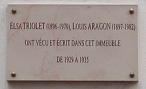 Plaque au no 5.