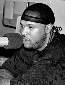 Slim Thug at the KDHT studio in 2005