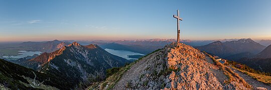 Sonnenuntergang am Heimgarten