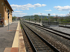 Vista delle banchine passeggeri