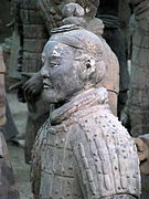 Terracotta soldier (upper body)