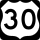 U.S. Route 30 Business Alternate Truck marker