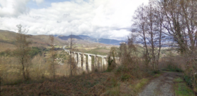 Le viaduc de Jannello avant sa reconstruction.