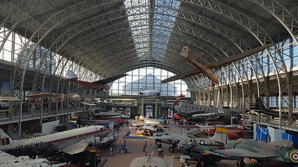 View of the aviation section in the North Hall