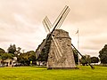 Windmill facing east on Halsey lane