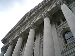 Colonnes de la façade sud