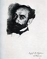 Леон Бакст, «Художник І. Левітан», літографія 1899 р.