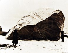 Globo encontrado cerca de Bigelow (Kansas), el 23 de febrero de 1945.