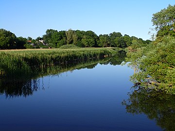 Århus Å, immediately after the Brabrand Lake