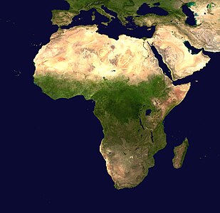 Africa, by NASA