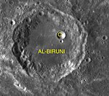 המכתש על הירח הנקרא בשמו של אל בירוני