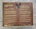 National Aboriginal Veterans Monument plaque