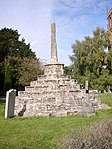 Churchyard cross in St Andrew's churchyard