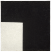 Black and White (Suprematist Composition), 1915, Oil on Canvas, Moderna Museet