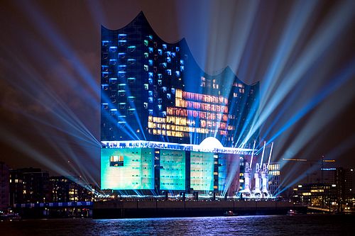 Elbphilharmonie Illumination, 11 January 2017