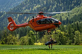 Hubschrauber D-HZSH des BMI im Einsatz