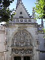 Façade de la chapelle Saint-Hubert du château d'Amboise (France)