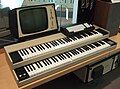 A 1970s-era Fairlight synthesizer with two manuals.
