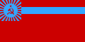 Flag of the Georgian Soviet Socialist Republic from 1951 to 1990