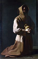 "Saint Francis in Meditation", karya Francisco de Zurbarán tahun 1639