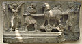 Depiction of the Trojan horse in the art of Gandhara. British Museum.