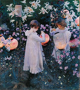Carnation, Lily, Lily, Rose, by John Singer Sargent