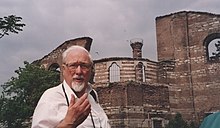 Lecturing at the Monastery of Stuodios (Imrahor Mosque), Istanbul in May 1993