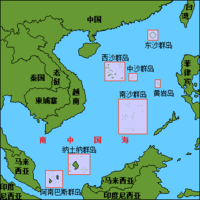 Location of 中沙群島