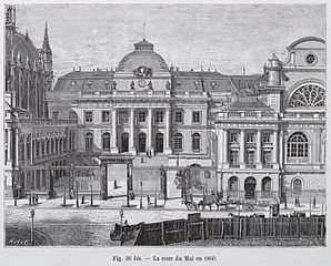 La cour du Mai en 1860, 1875-1882.