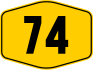 Federal Route 74 shield}}