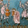 Death of Boniface, from the Fulda Sakramentarium, ca. 975