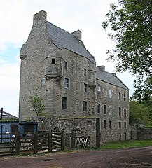 Courtyard view of castle