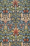 Snakeshead printed textile, 1876