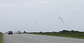 Turbines at the Jeffreys Bay Wind Farm next to the N2