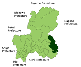 Localização de Nakatsugawa