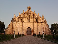 Paoay Church sunset