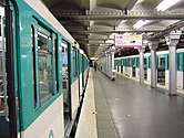 Line 4 platforms at Porte d'Orléans