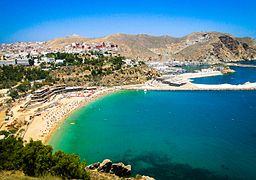 Plage de la côte méditerranéenne (Al Hoceïma).