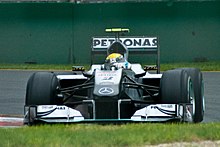 Photo de la Mercedes MGP W01 de Rosberg à Melbourne