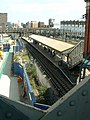 The station platform from Lord Hill's Bridge, April 2013