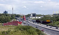 A40 motorway in Dortmund