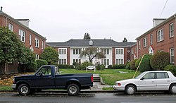 Photograph of the Senate Court Apartments