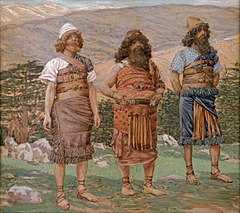 [28]Sem, Cam e Jafé. Ilustração de James Tissot, 1904.