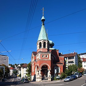 Вид на церковь с юго-запада