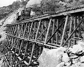 Locomotive 1 on Trestle