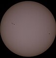 Sunspots - April 22, 2011.