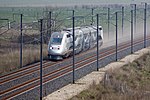 TGV POS rame 4402 lors du record de vitesse